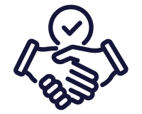 握手のアイコン